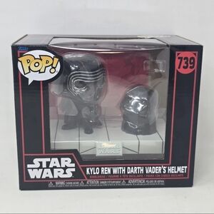 Funko Pop! Star Wars Kylo Ren with Helmet - Black and Silver